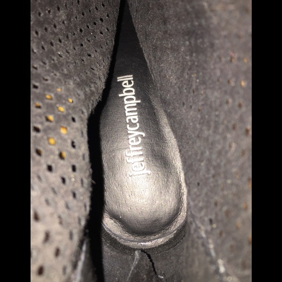 Jeffrey Campbell Janelle Black suede booties - Picture 8 of 9